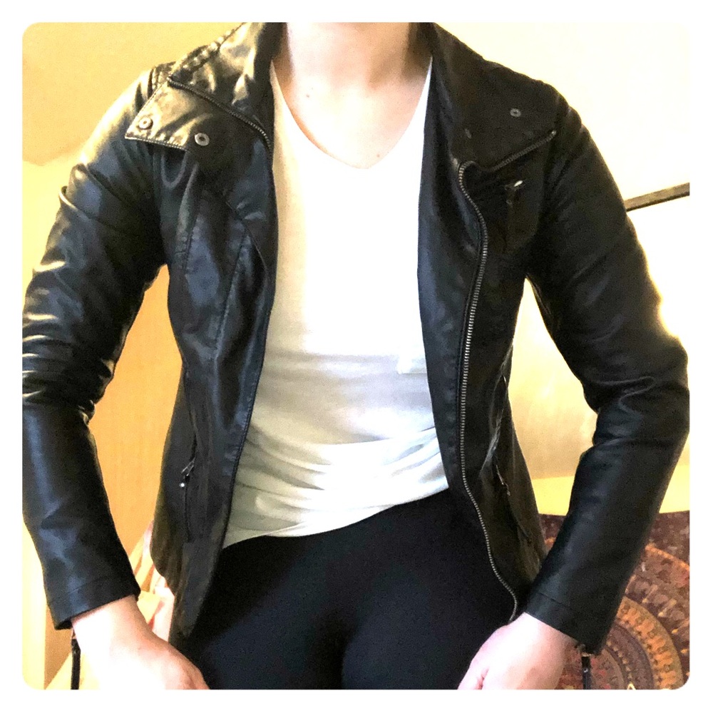 Faux Leather Jacket